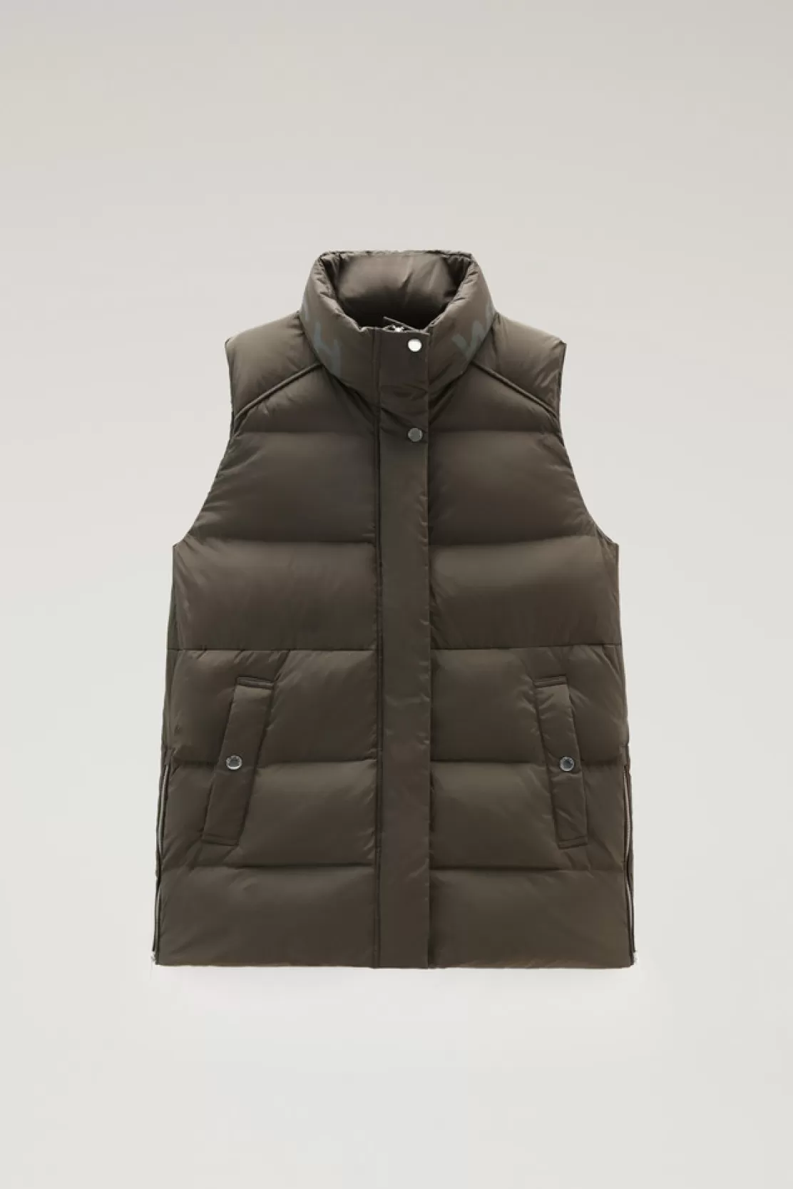 Woolrich Alsea Gepolsterte Weste Dark Green Discount