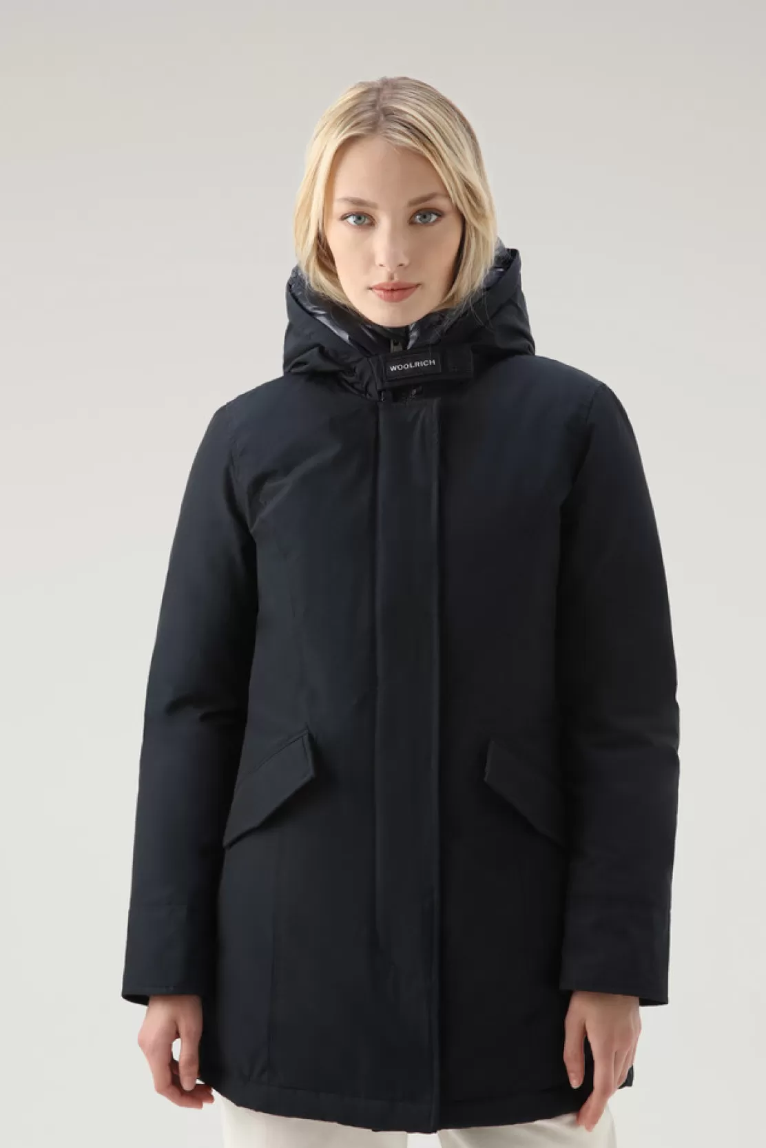 Woolrich Arctic Parka Aus Ramar Cloth Dark Navy Best