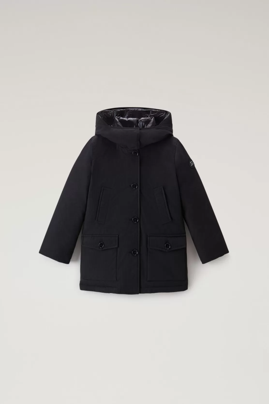 Woolrich Arctic Parka Aus Ramar Cloth Mit Satindetails Für Mädchen Black Best Sale