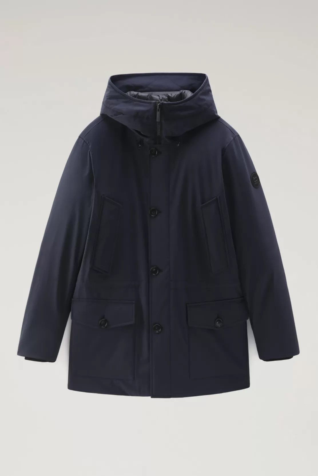 Woolrich Arctic Parka Aus Stretch-Nylon Melton Blue Online