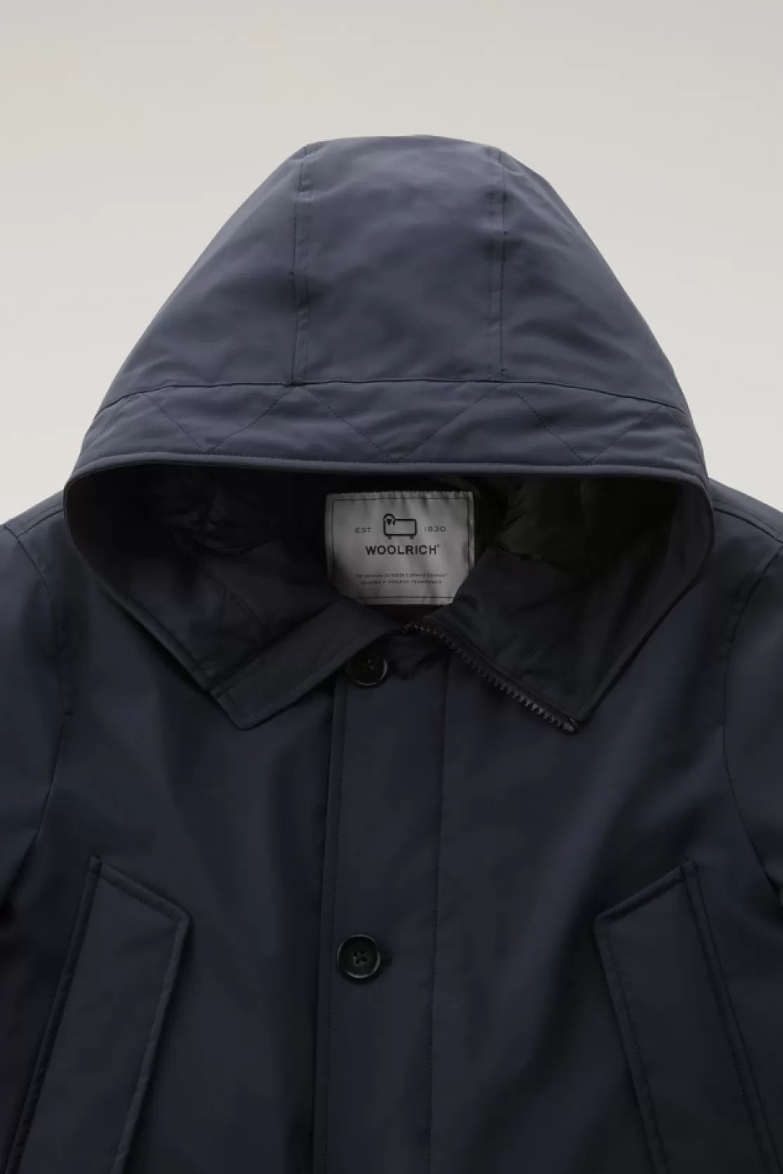 Woolrich Arctic Parka Aus Stretch-Nylon Melton Blue Online