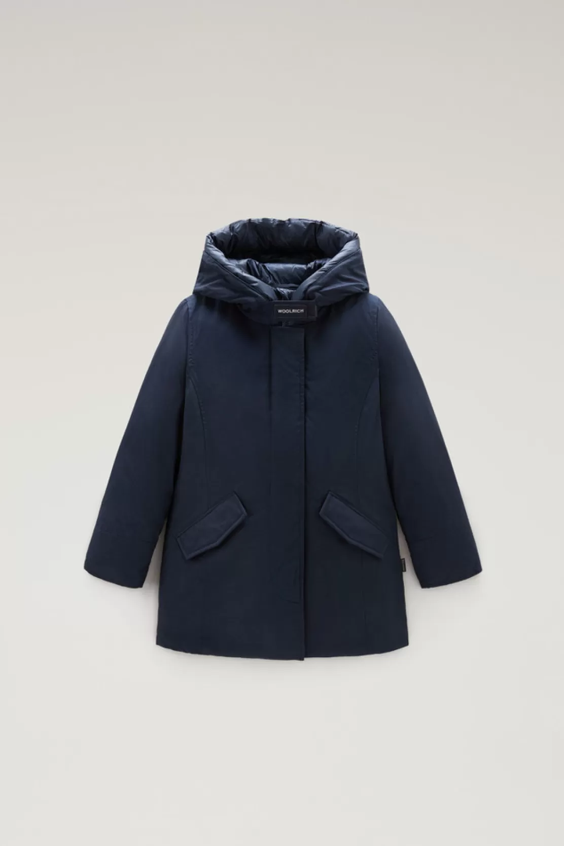 Woolrich Arctic Parka Für Mädchen Aus Ramar Cloth Melton Blue Flash Sale