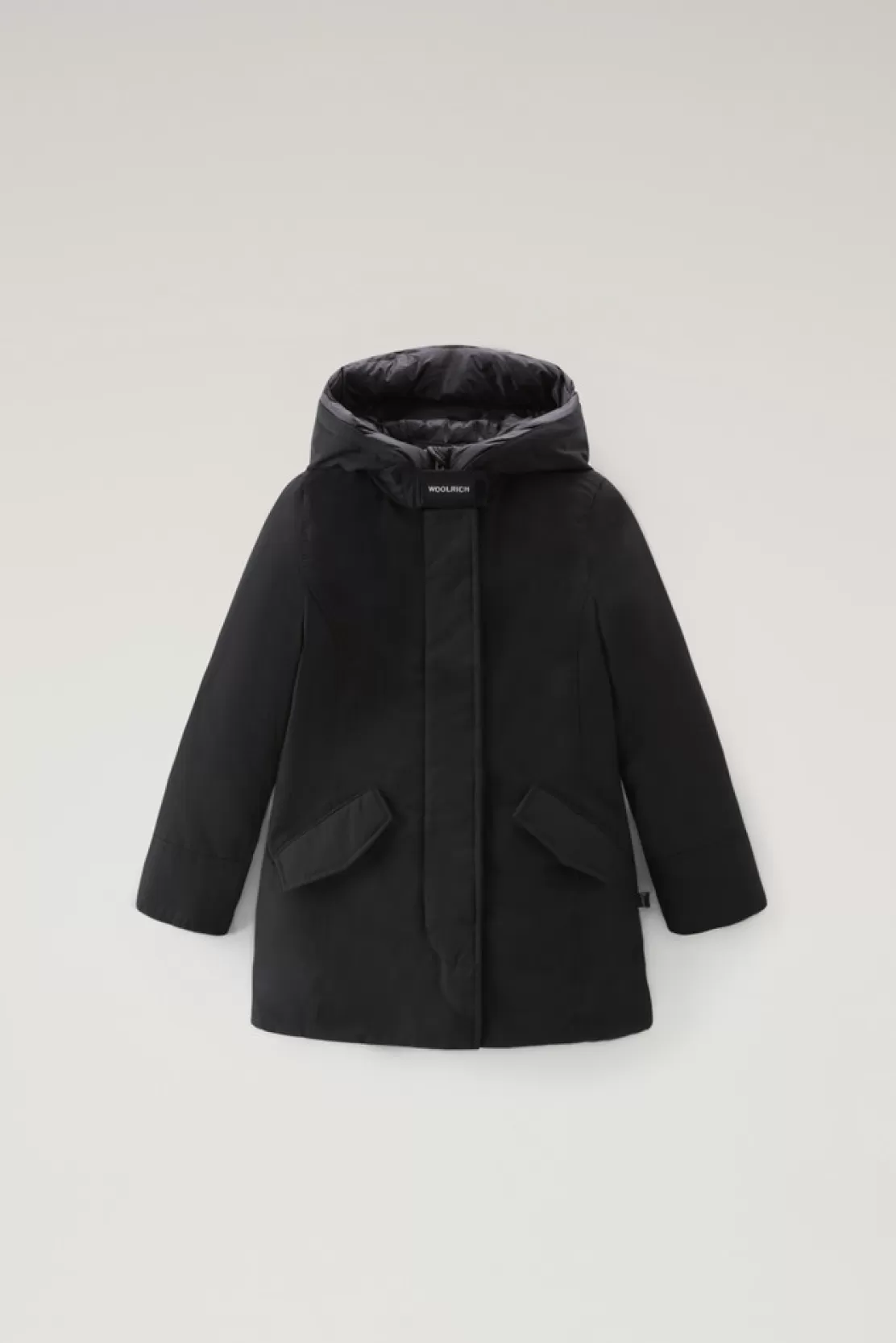 Woolrich Arctic Parka Für Mädchen Aus Ramar Cloth Black Best Sale