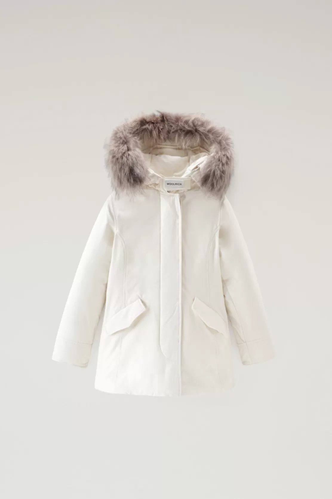 Woolrich Arctic Parka Mit Abnehmbarem Pelzbesatz Für Mädchen Milky Cream Best