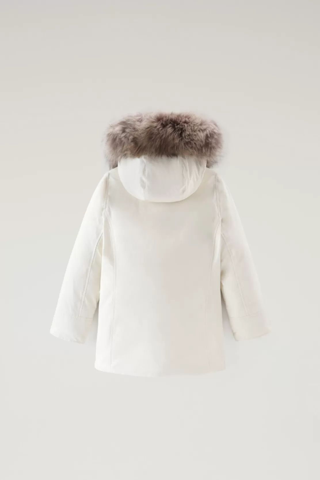 Woolrich Arctic Parka Mit Abnehmbarem Pelzbesatz Für Mädchen Milky Cream Best