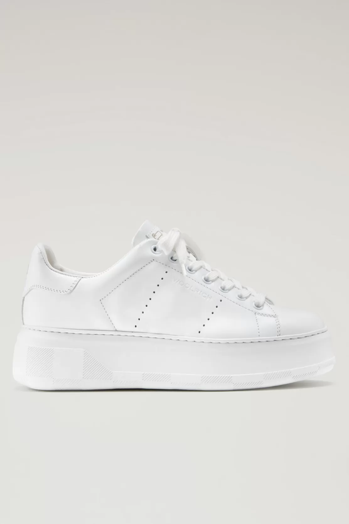 Woolrich Chunky Court Sneakers Aus Leder White White Cheap