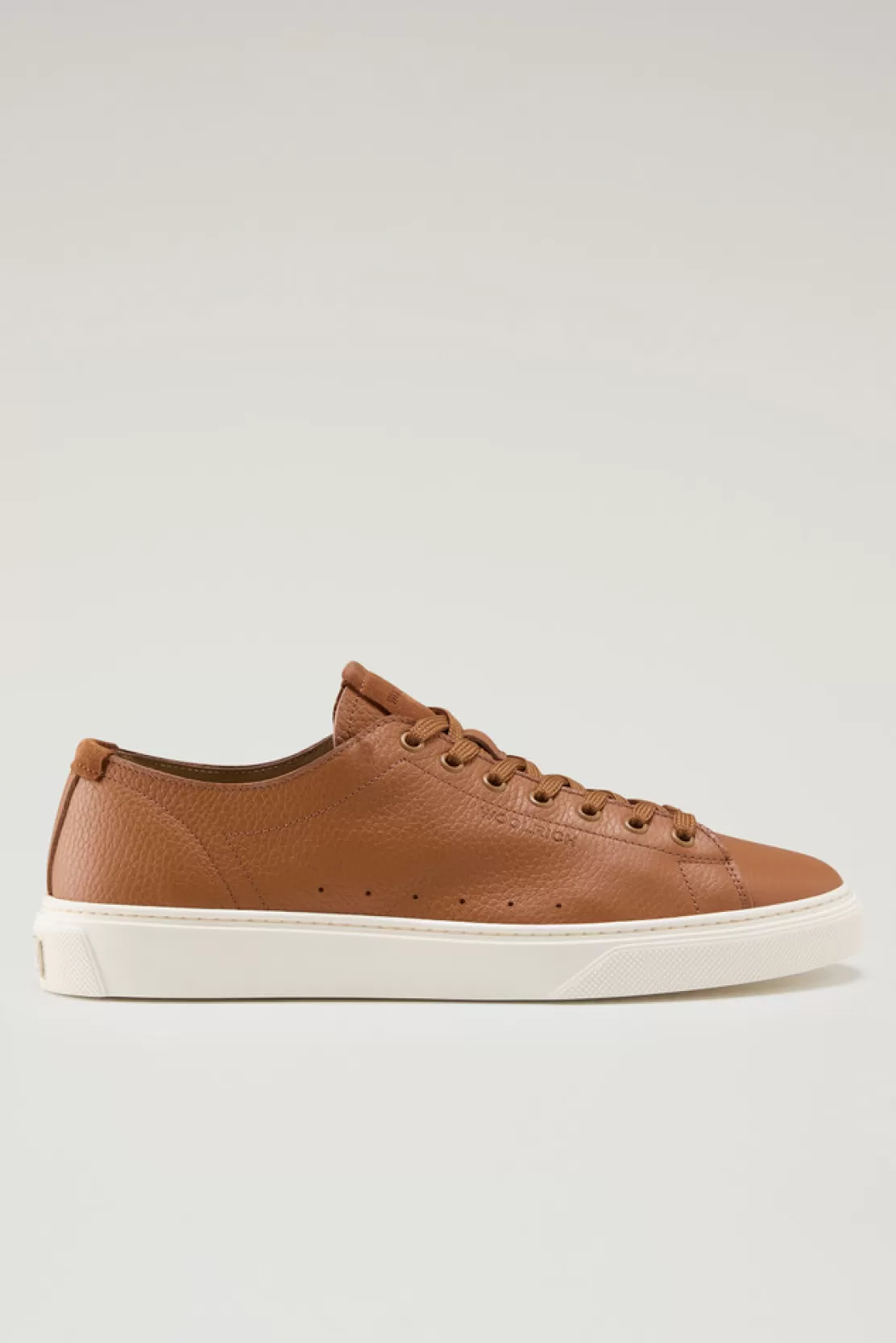 Woolrich Cloud Court Sneakers Aus Gewalktem Leder Cognac Cheap