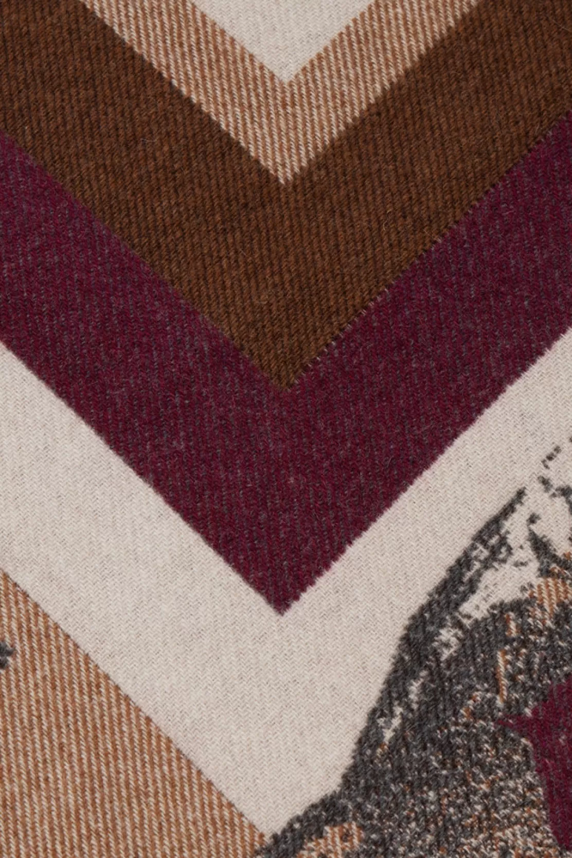 Woolrich Decke Aus Einer Wollmischung Mit Jacquard-Verarbeitung - One Of These Days / Stripe Sand Sale
