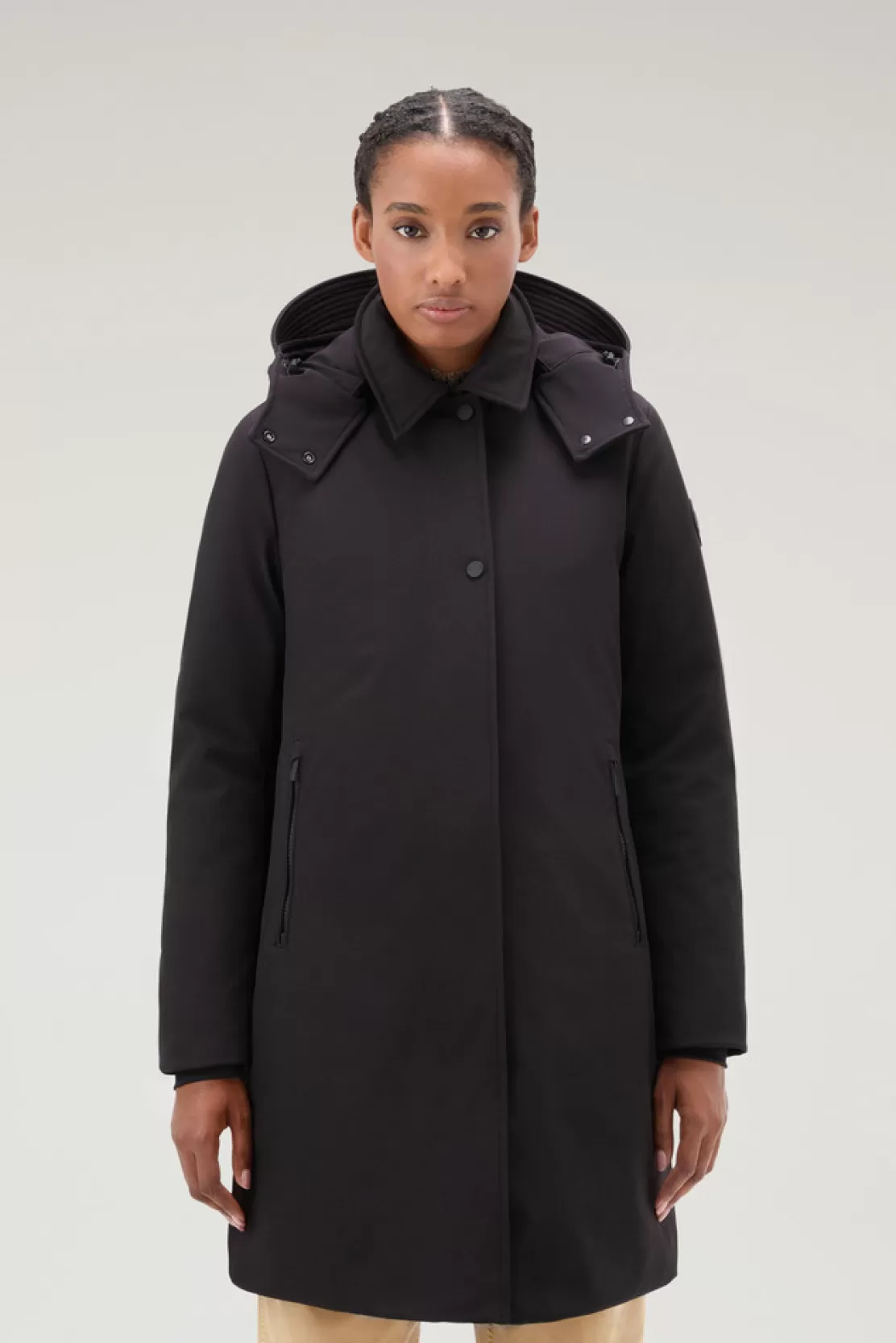 Woolrich Firth Trench Aus Tech Softshell Black Shop