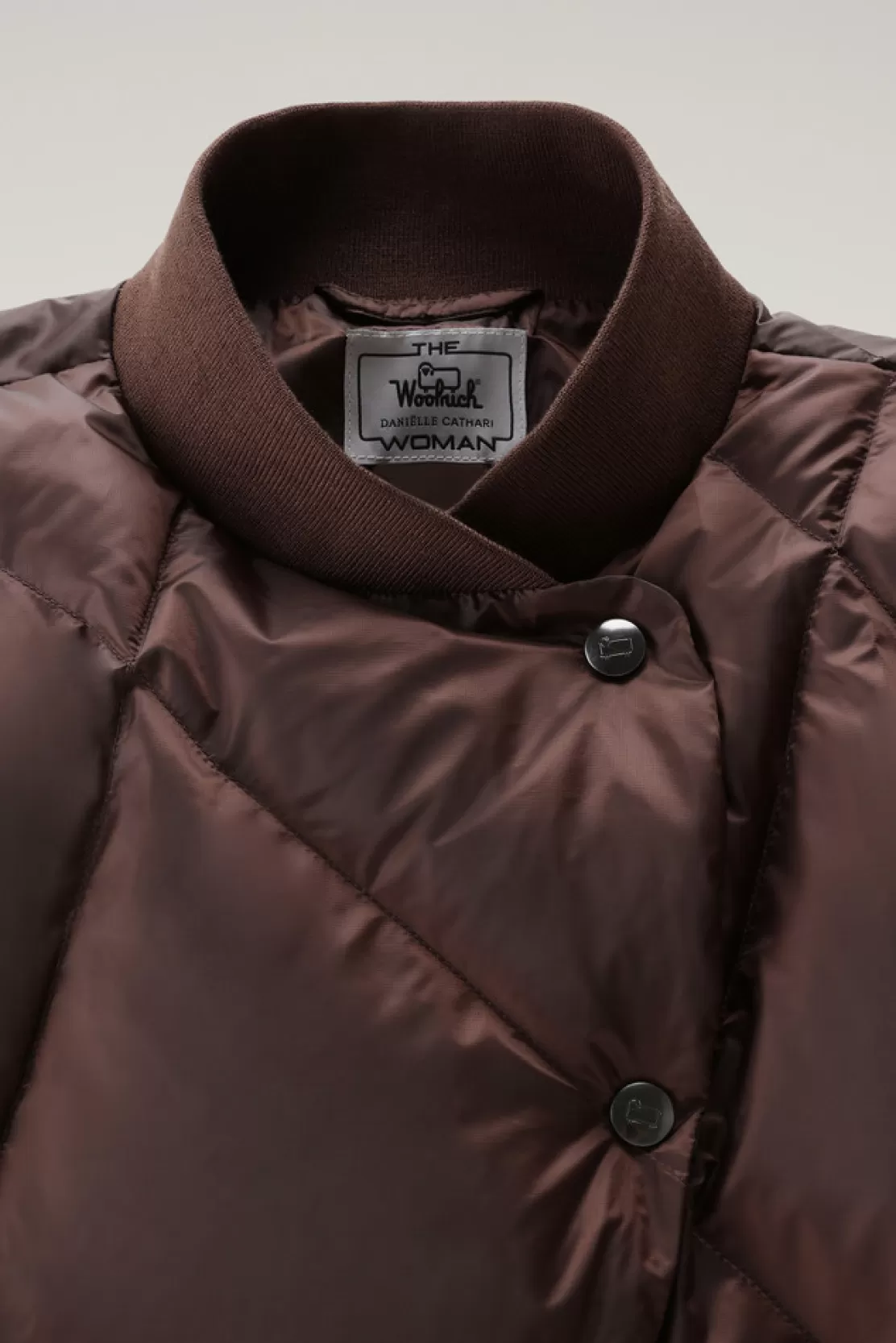 Woolrich Gesteppte Bomberjacke - Daniëlle Cathari/ Dark Brown Discount