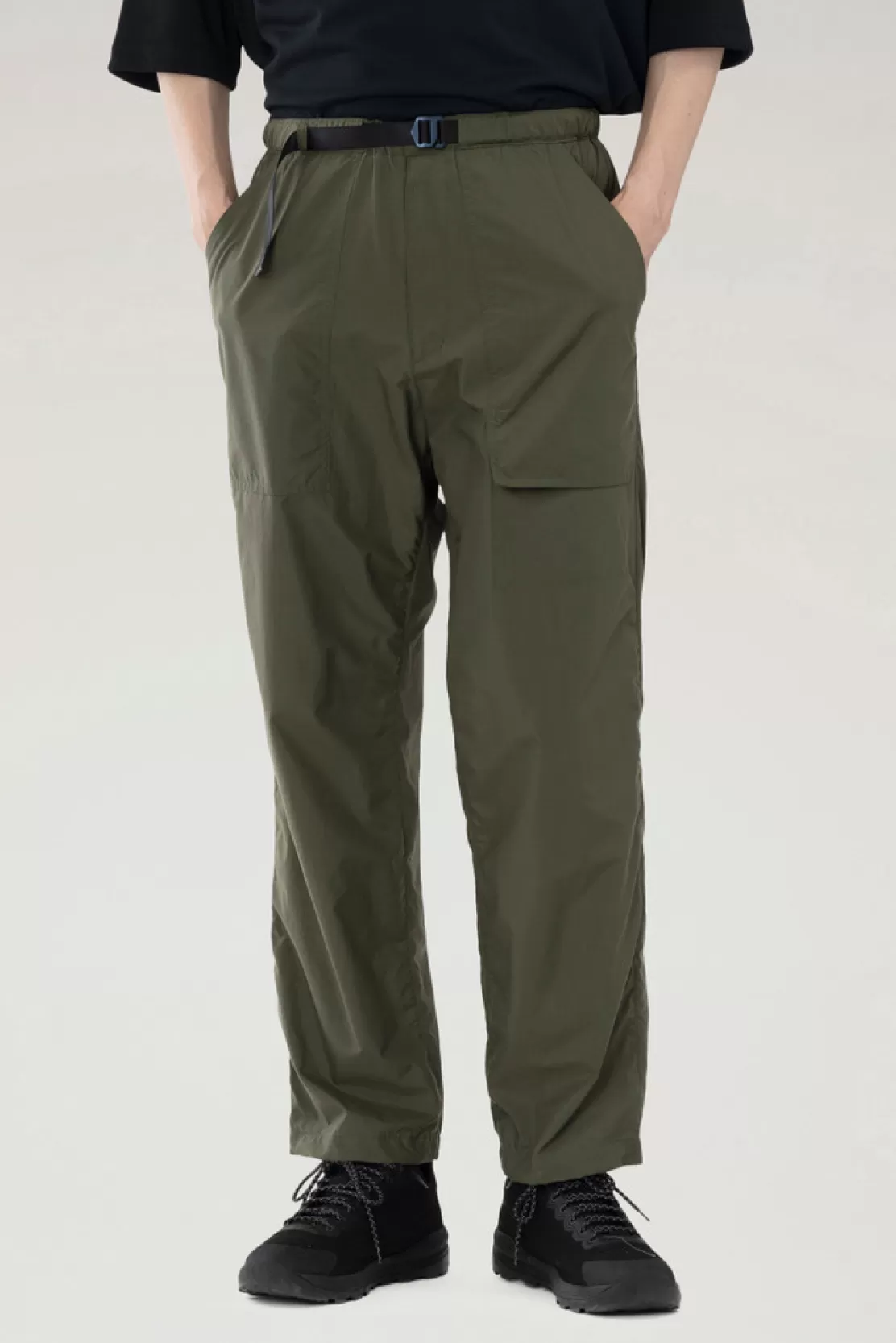 Woolrich Hose Ranch Aus Recyceltem Nylon Olive Discount