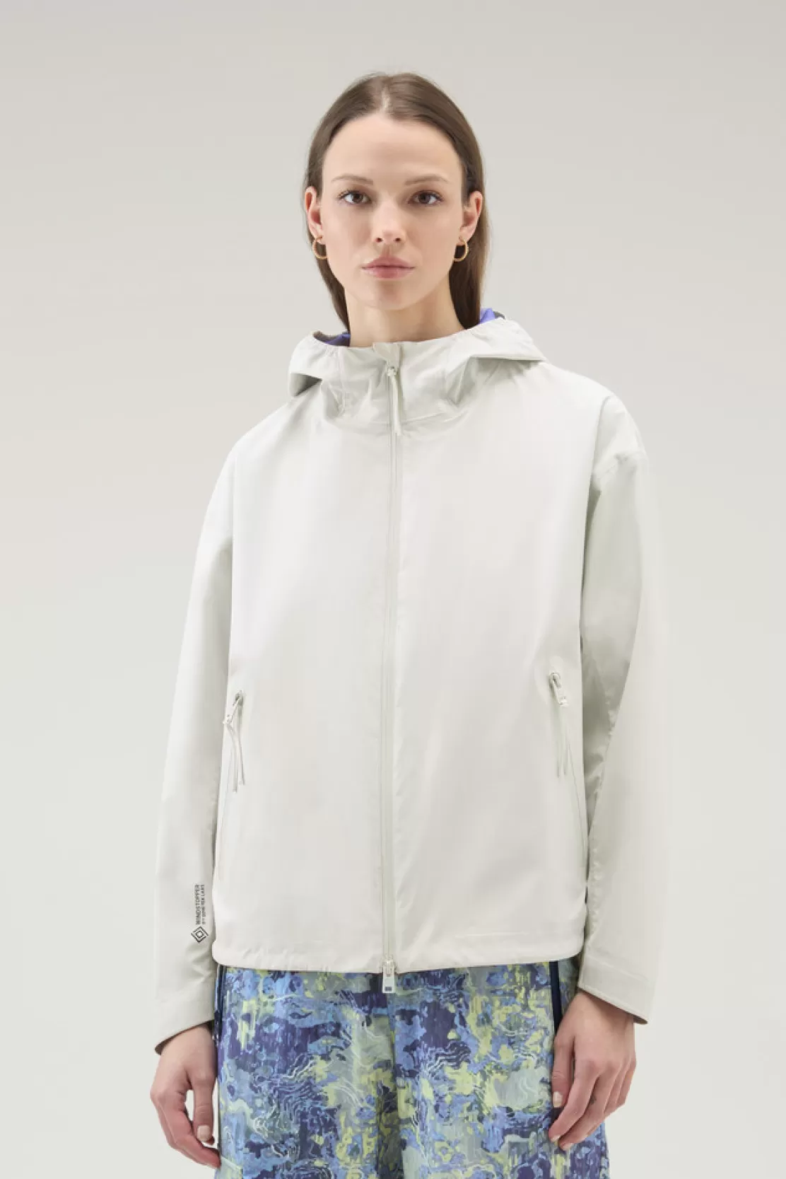 Woolrich Jacke Aus WINDSTOPPER GORE-TEX Stone Best Sale