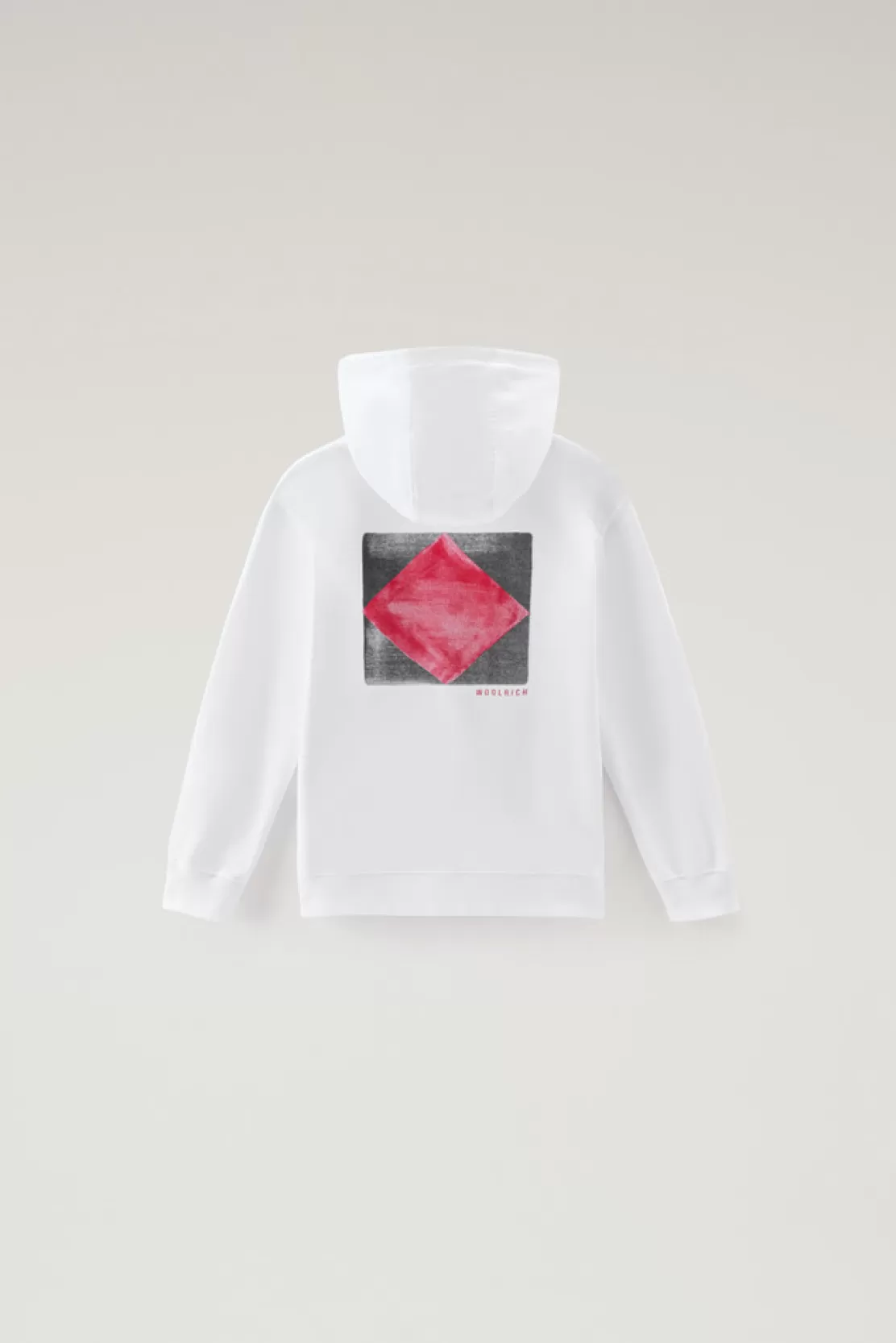 Woolrich Kapuzen-sweatshirt Für Jungen Aus Reiner Baumwolle Bright White Shop