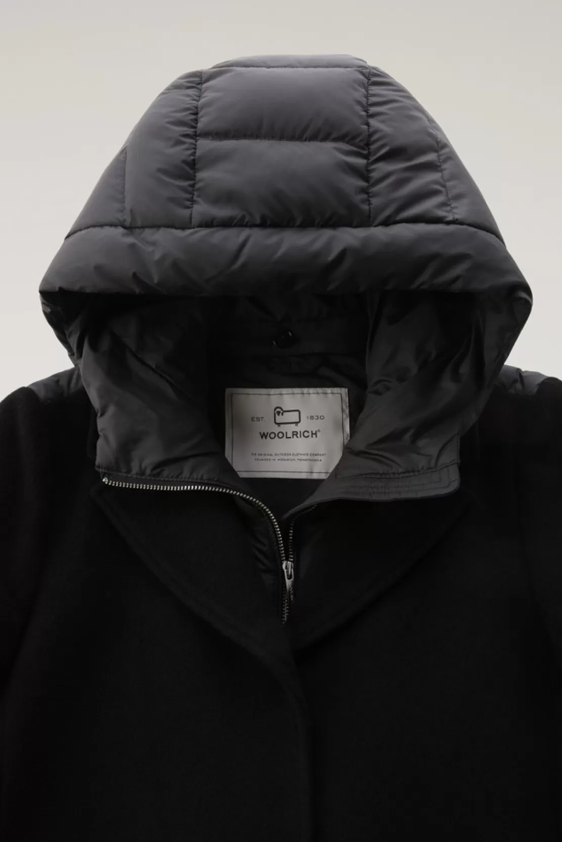 Woolrich Kuna Parka Aus Woll-Kaschmir-Mischgewebe Black Shop