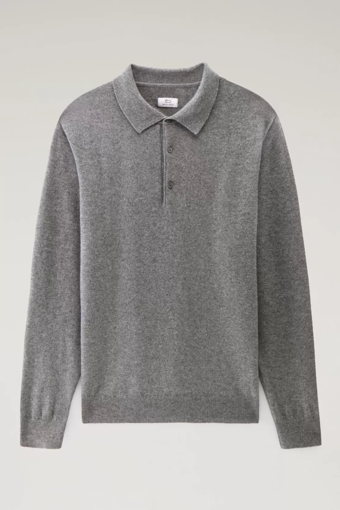 Woolrich Langpullover Luxe Aus Kaschmir Charcoal Hot