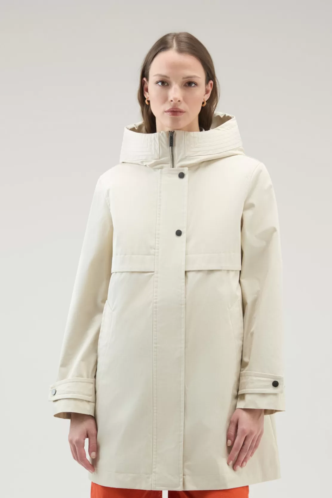 Woolrich Leichter Havice Parka Aus Best Cotton Light Oak Hot