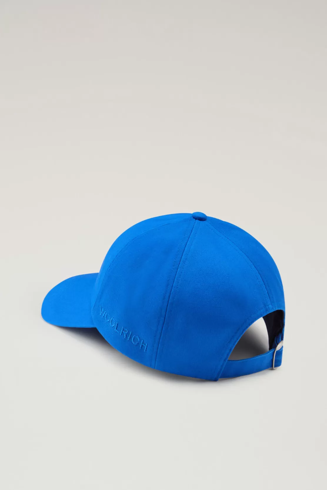 Woolrich Logo-Baseballkappe Aus Reinem Baumwolltwill Snorkel Blue Outlet