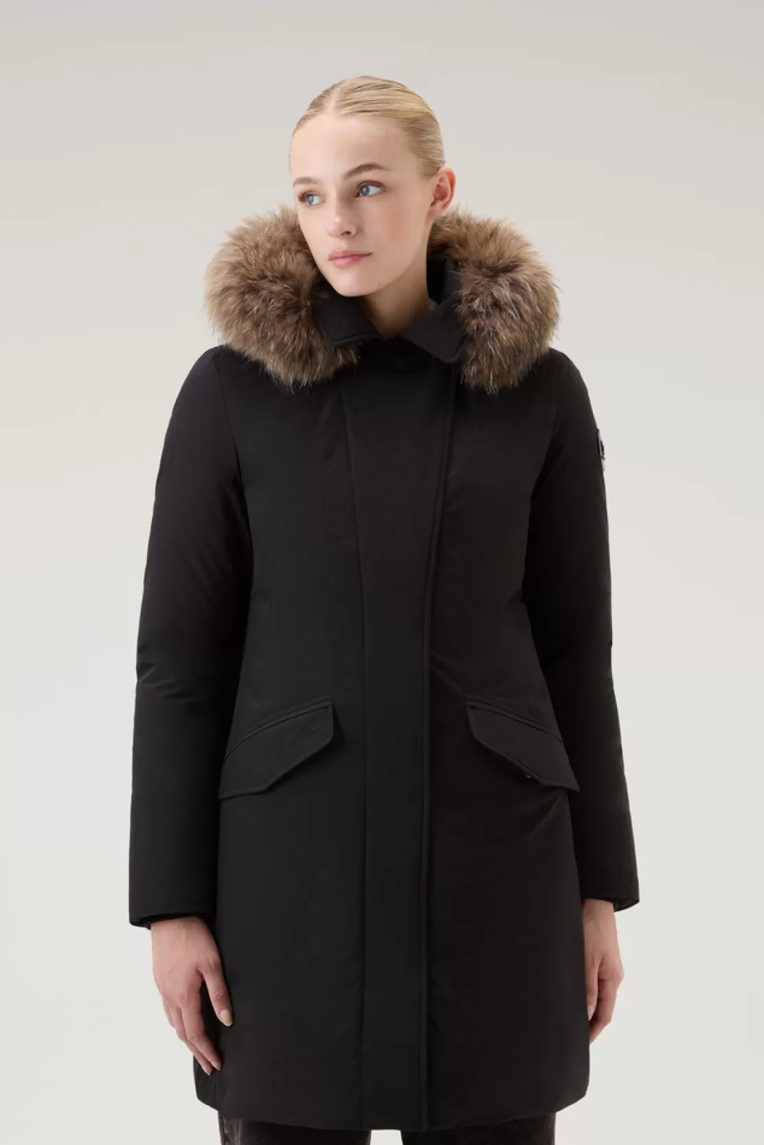 Woolrich Modern Vail Parka Mit Abnehmbarer Kapuze Black Best Sale