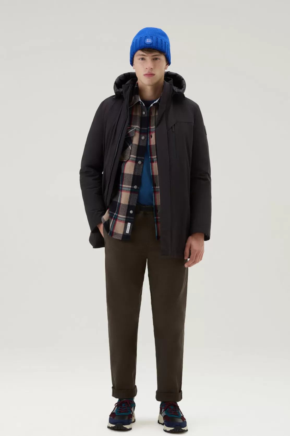 Woolrich Mountain Parka Aus Stretch-Nylon Black Online