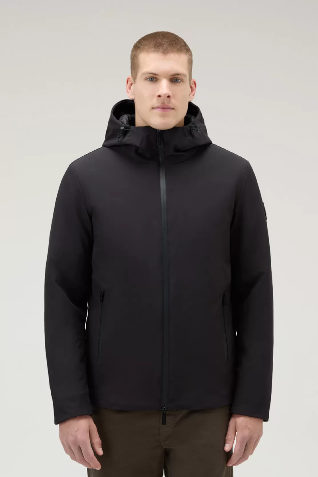 Woolrich Pacific Jacke Aus Tech Softshell Black Discount