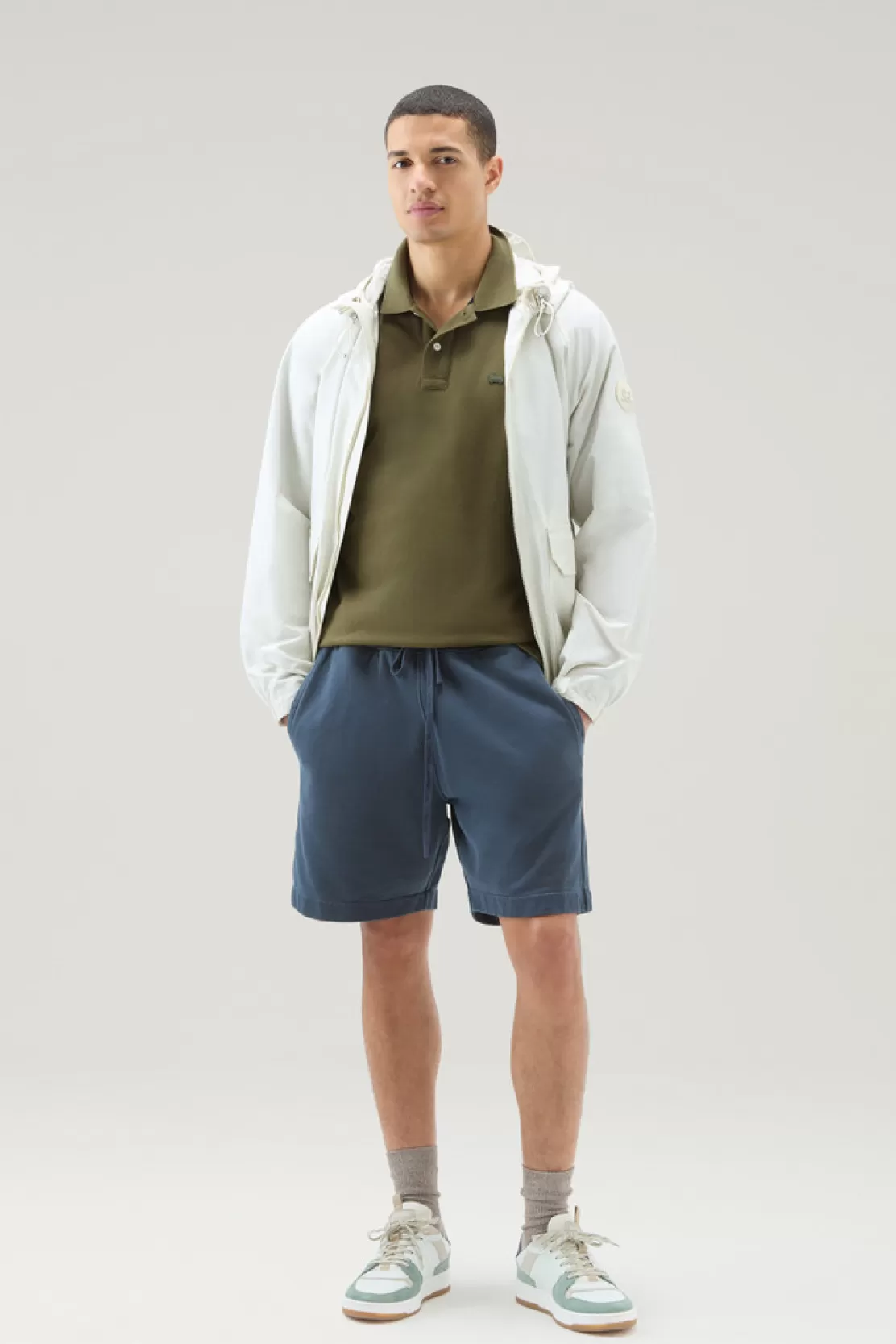 Woolrich Polo-Shirt Aus Piqué Aus Reiner Baumwolle Lake Olive Best Sale