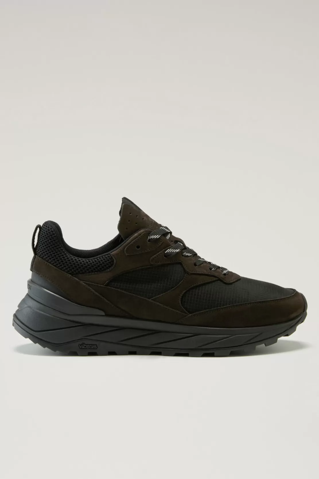 Woolrich Running-Sneaker Aus Ripstop-Gewebe Black Black Outlet