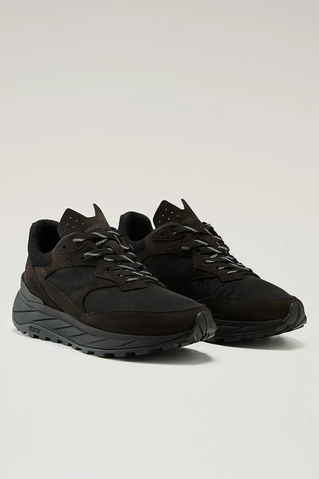 Woolrich Running-Sneaker Aus Ripstop-Gewebe Black Black Outlet