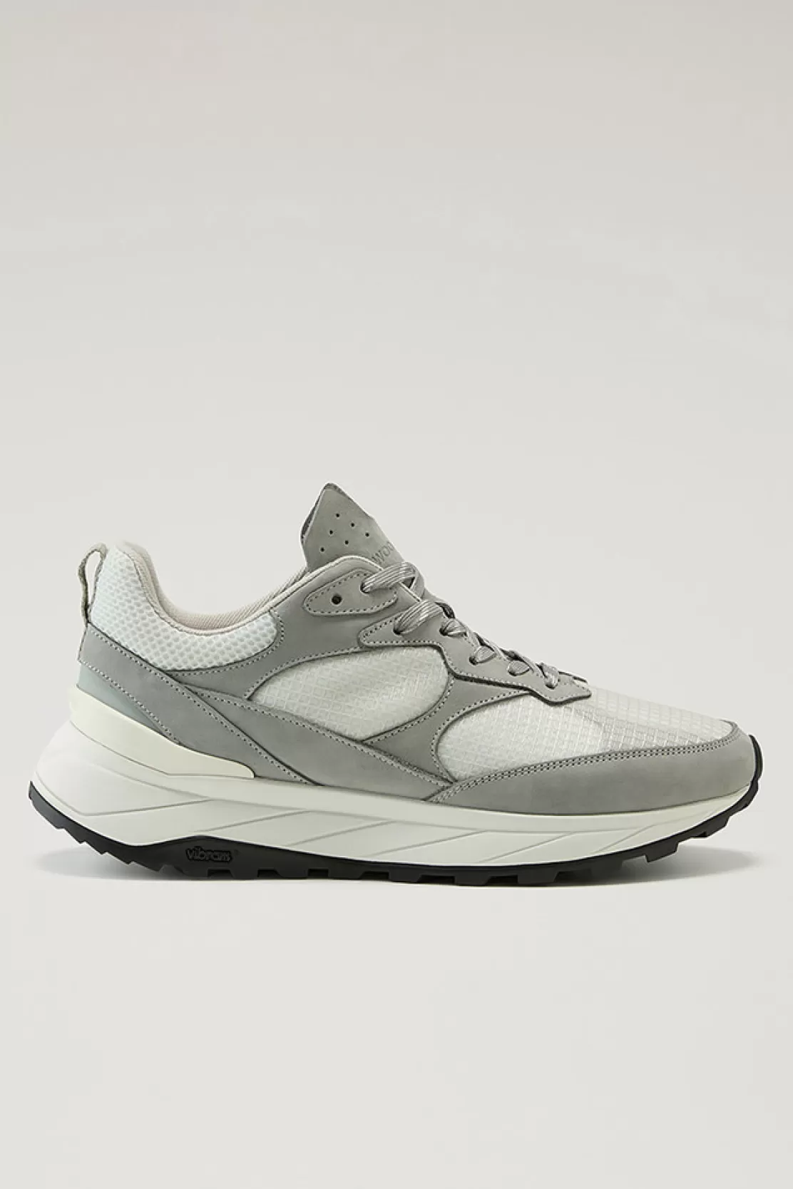 Woolrich Running-Sneaker Aus Ripstop-Gewebe Grey Off White Cheap