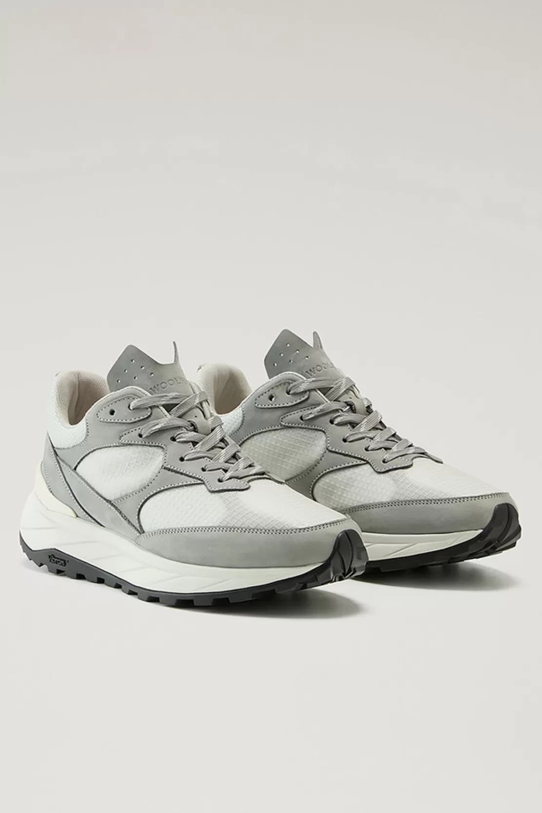 Woolrich Running-Sneaker Aus Ripstop-Gewebe Grey Off White Cheap