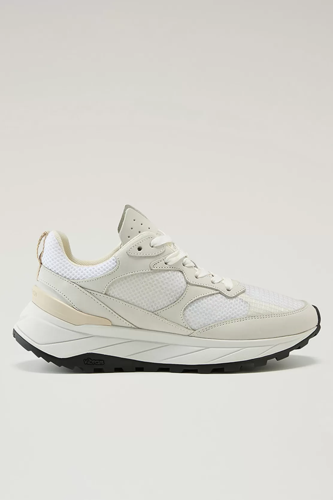 Woolrich Running-Sneaker Aus Ripstop-Gewebe Und Nubuk White White Discount