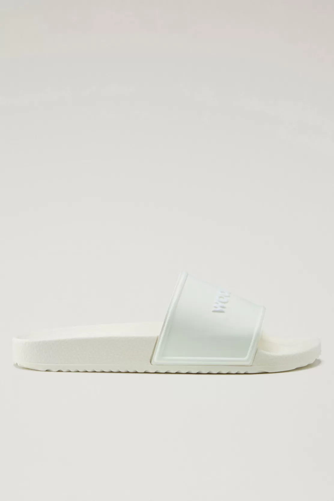 Woolrich Sandalen Slide Aus Gummi Off White Fashion