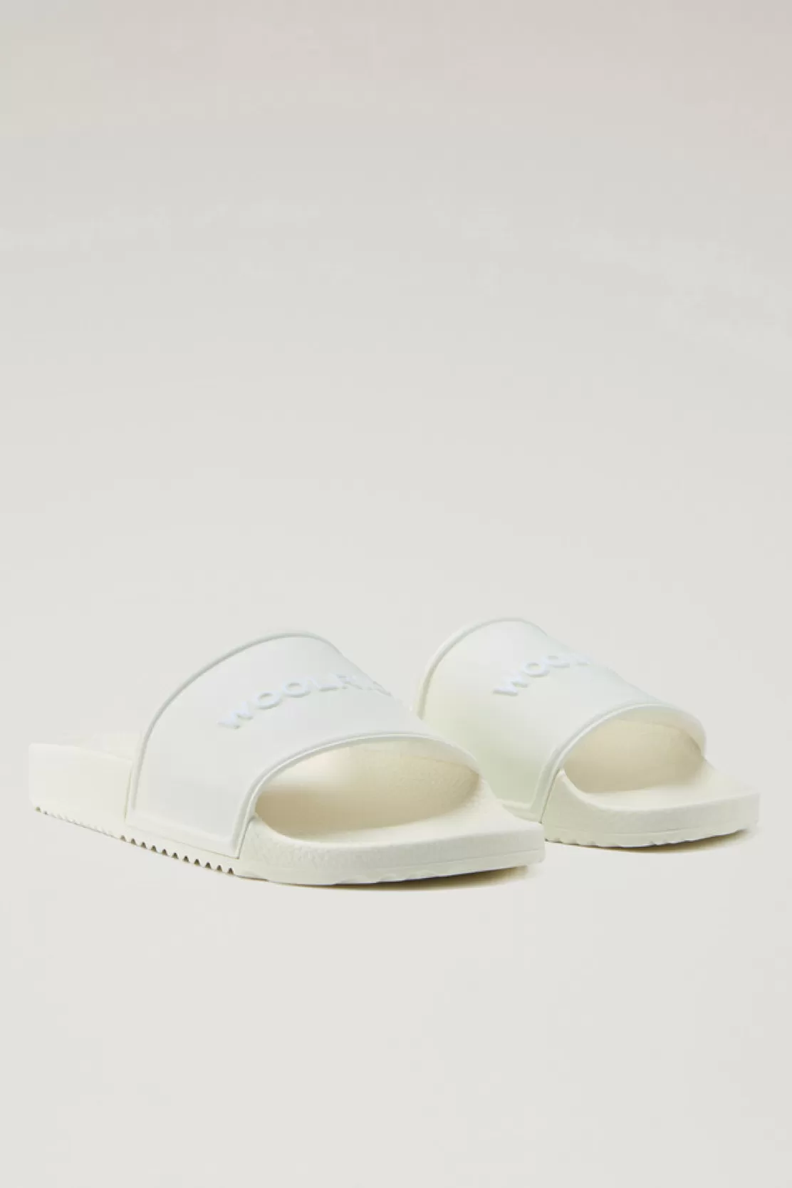 Woolrich Sandalen Slide Aus Gummi Off White Fashion