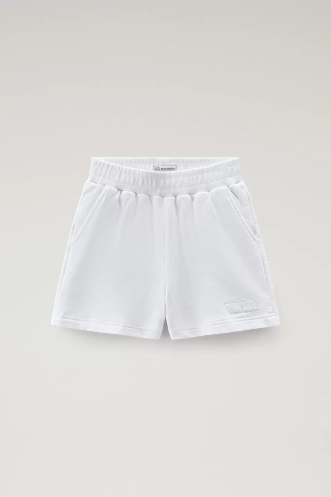 Woolrich Shorts Für Mädchen Aus Reiner Gebürsteter Baumwolle Bright White Sale