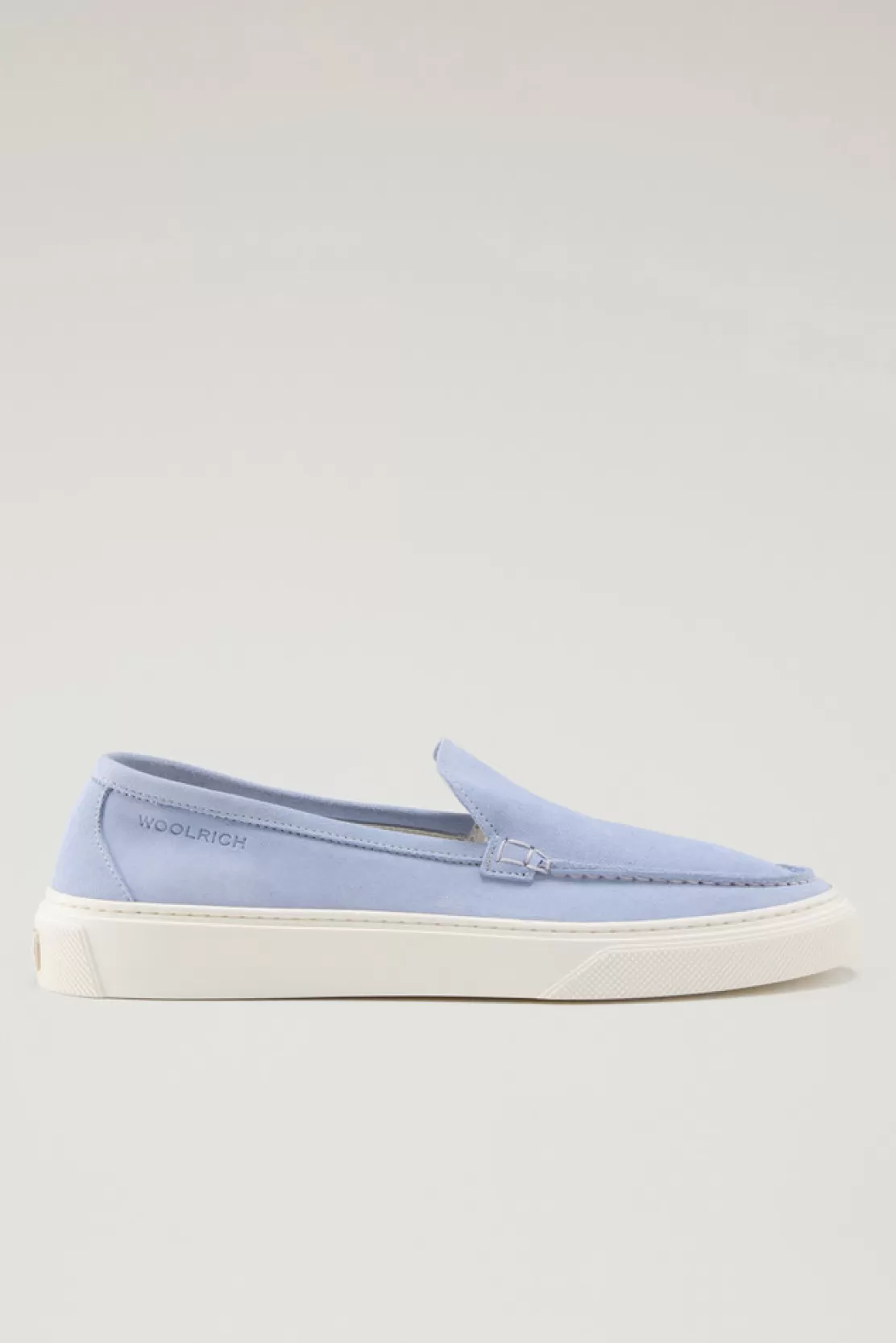 Woolrich Slipper Aus Veloursleder Sky Blue Sale