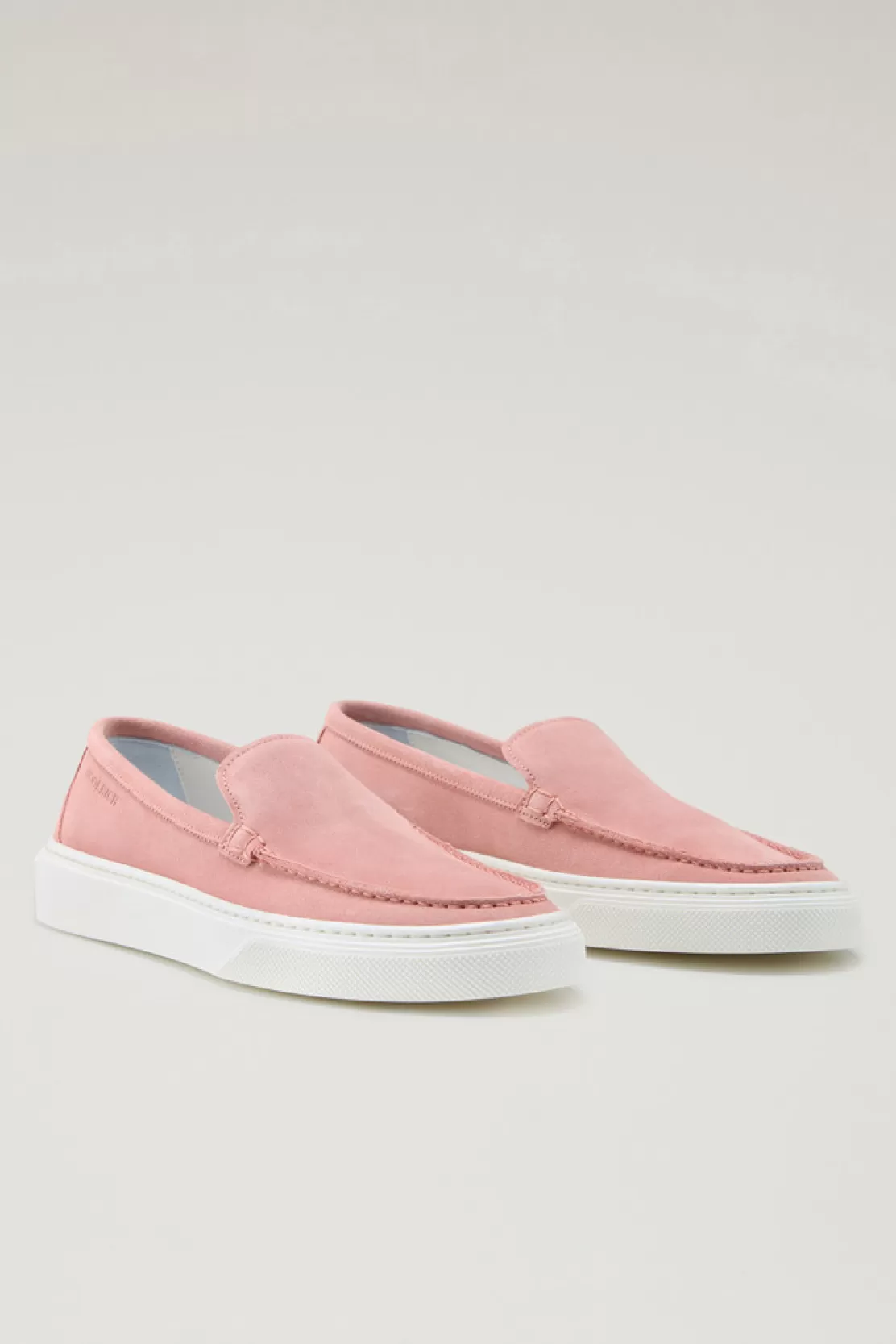 Woolrich Slipper Aus Veloursleder Pink Best Sale