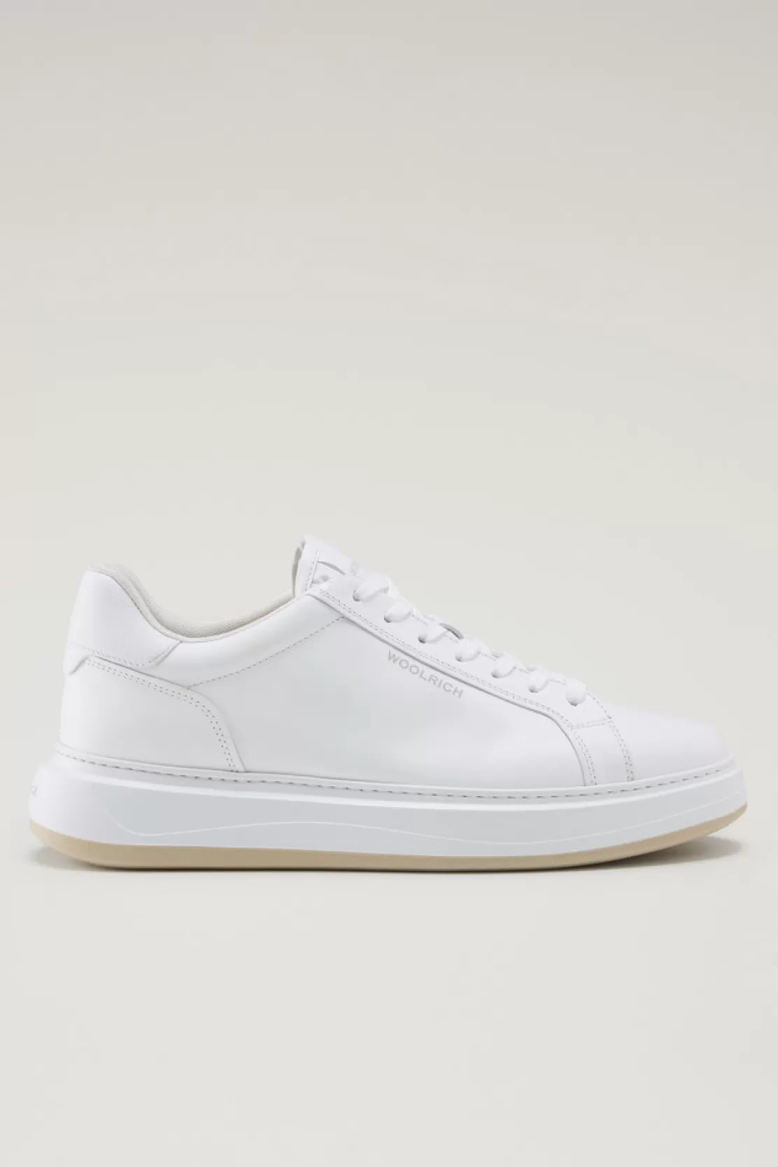 Woolrich Sneaker Arrow Aus Leder White Best