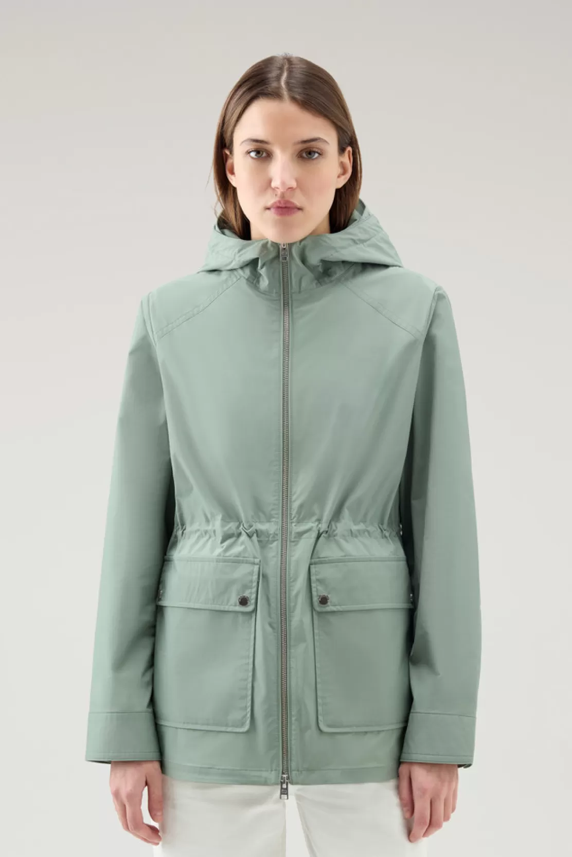 Woolrich Sommerjacke Aus Urban Touch Sage Cheap