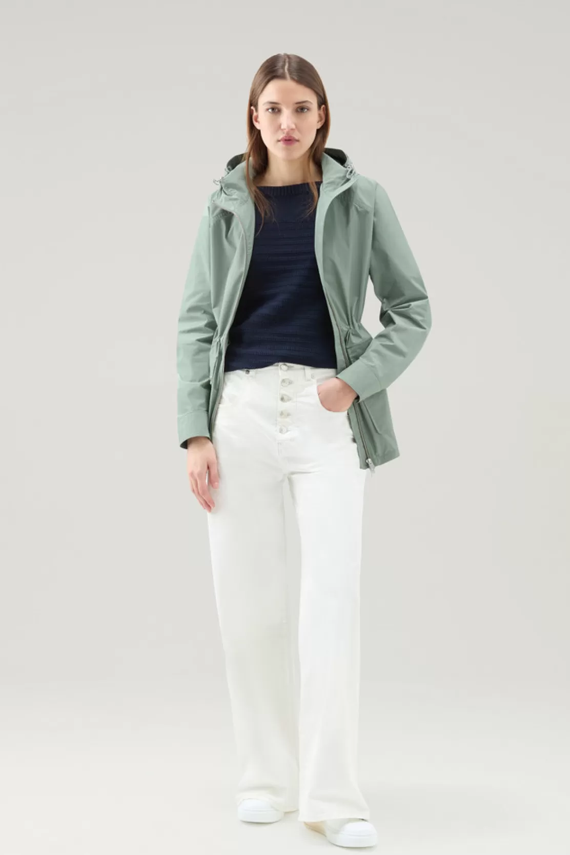 Woolrich Sommerjacke Aus Urban Touch Sage Cheap