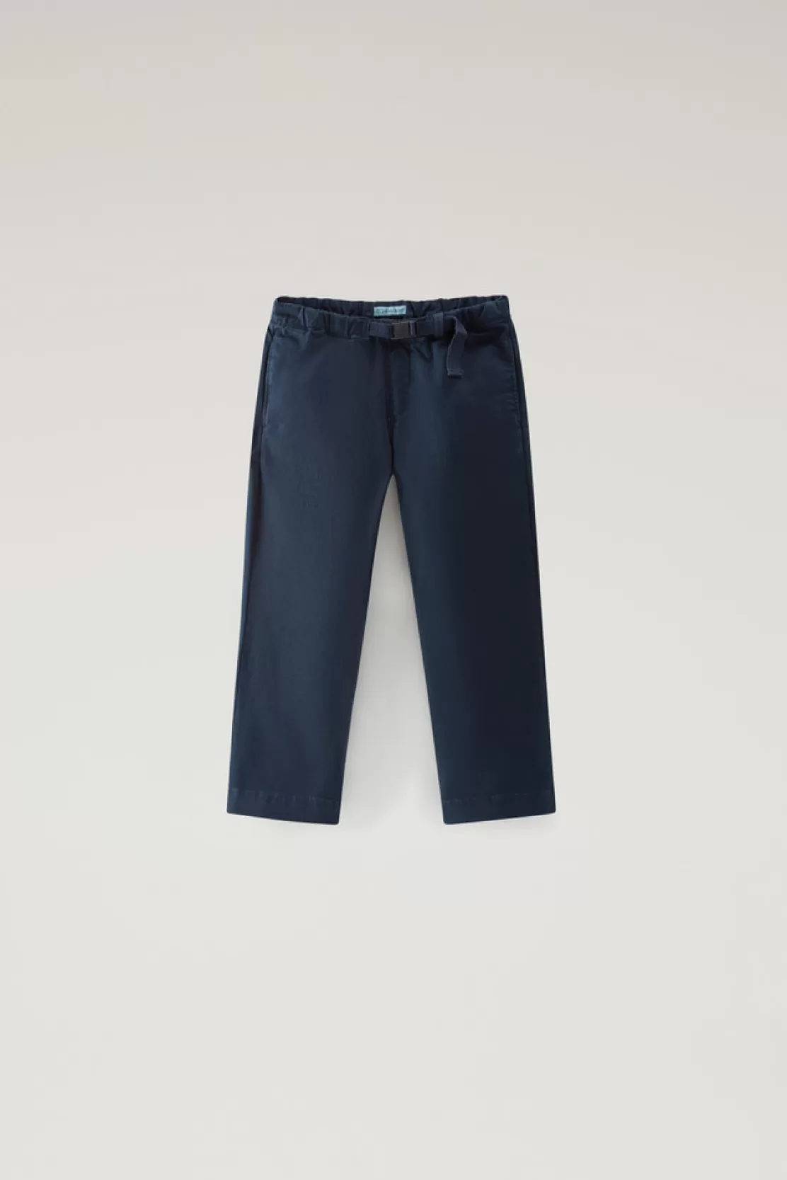 Woolrich Stückgefärbte Hose Aus Baumwoll-Stretch Für Jungen Melton Blue Hot