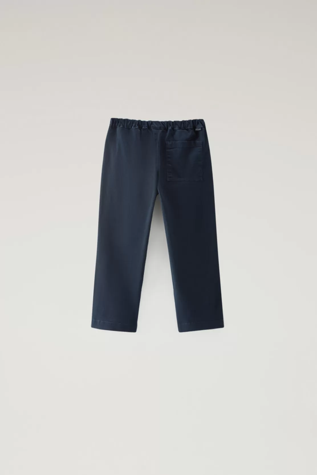 Woolrich Stückgefärbte Hose Aus Baumwoll-Stretch Für Jungen Melton Blue Hot