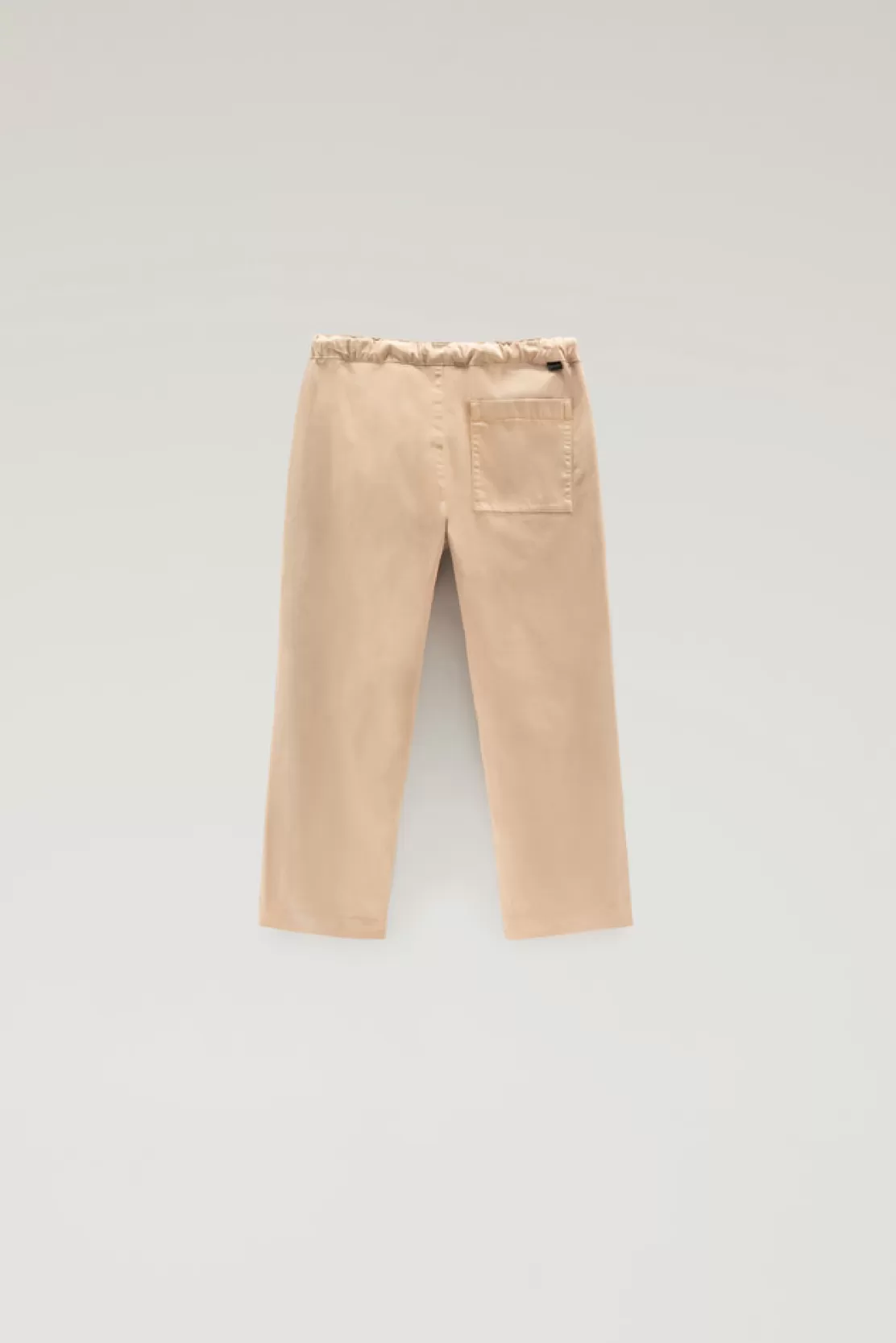 Woolrich Stückgefärbte Hose Aus Baumwoll-Stretch Für Jungen Beach Sand Flash Sale