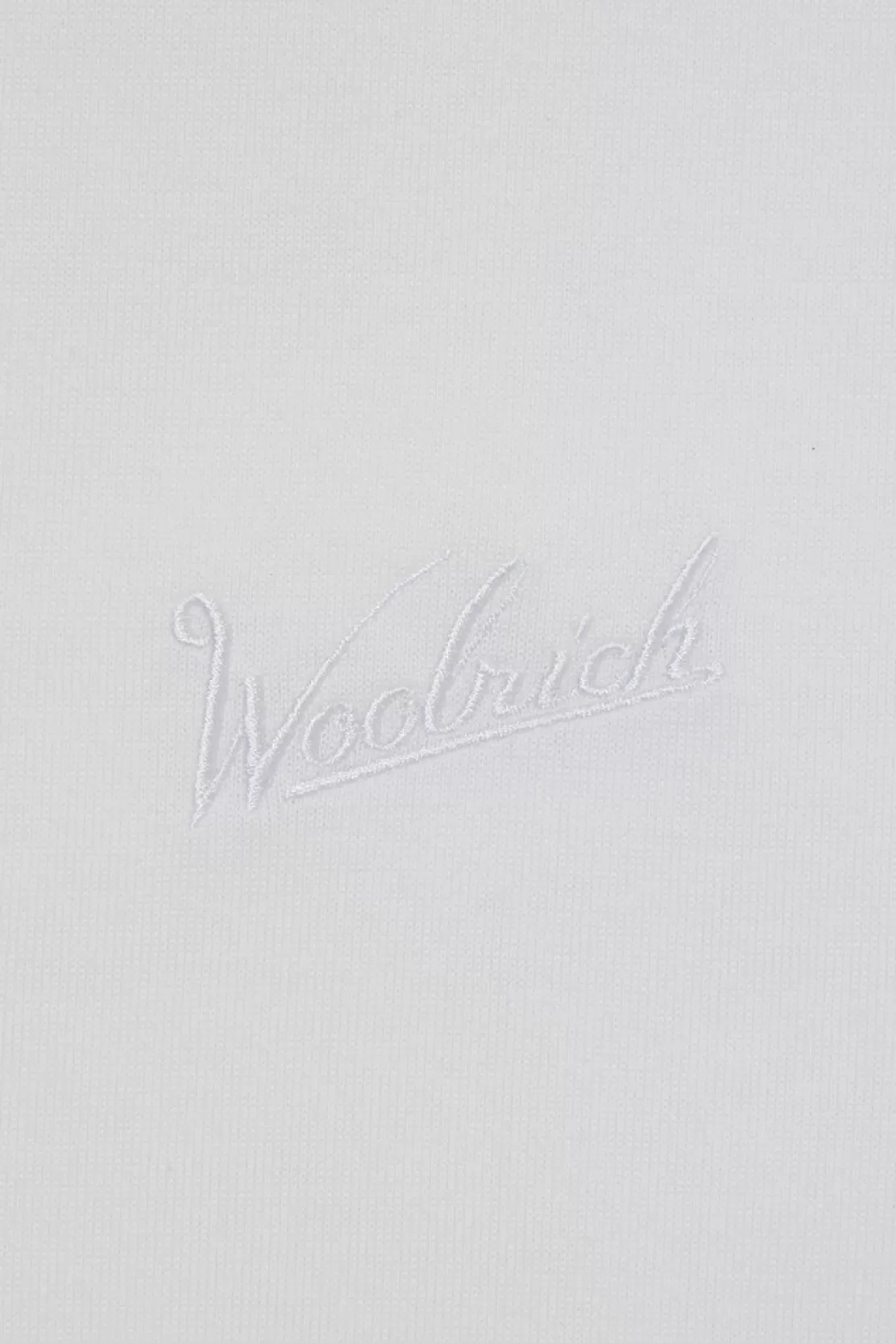 Woolrich T-Shirt Aus COOLMAX Mit Aufgesticktem Logo White Cheap