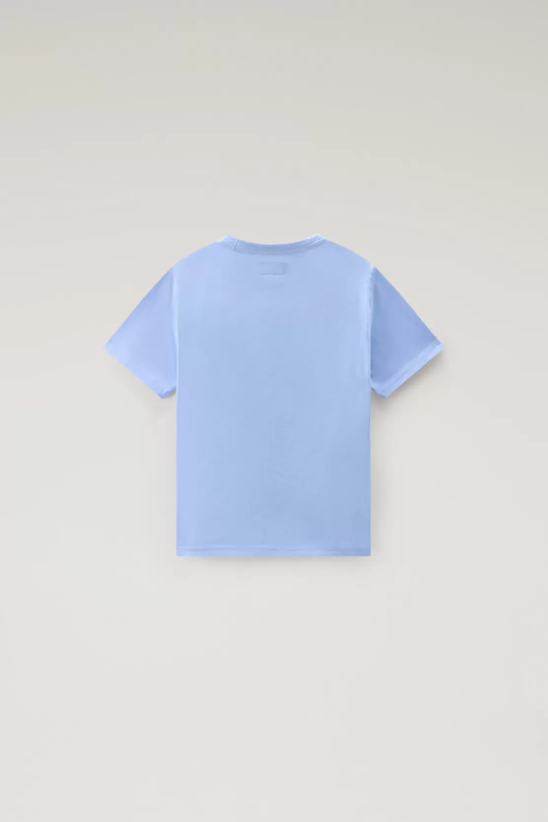 Woolrich T-Shirt Für Jungen Aus Reiner Baumwolle Mit Grafischem Print Sea Breeze Cheap