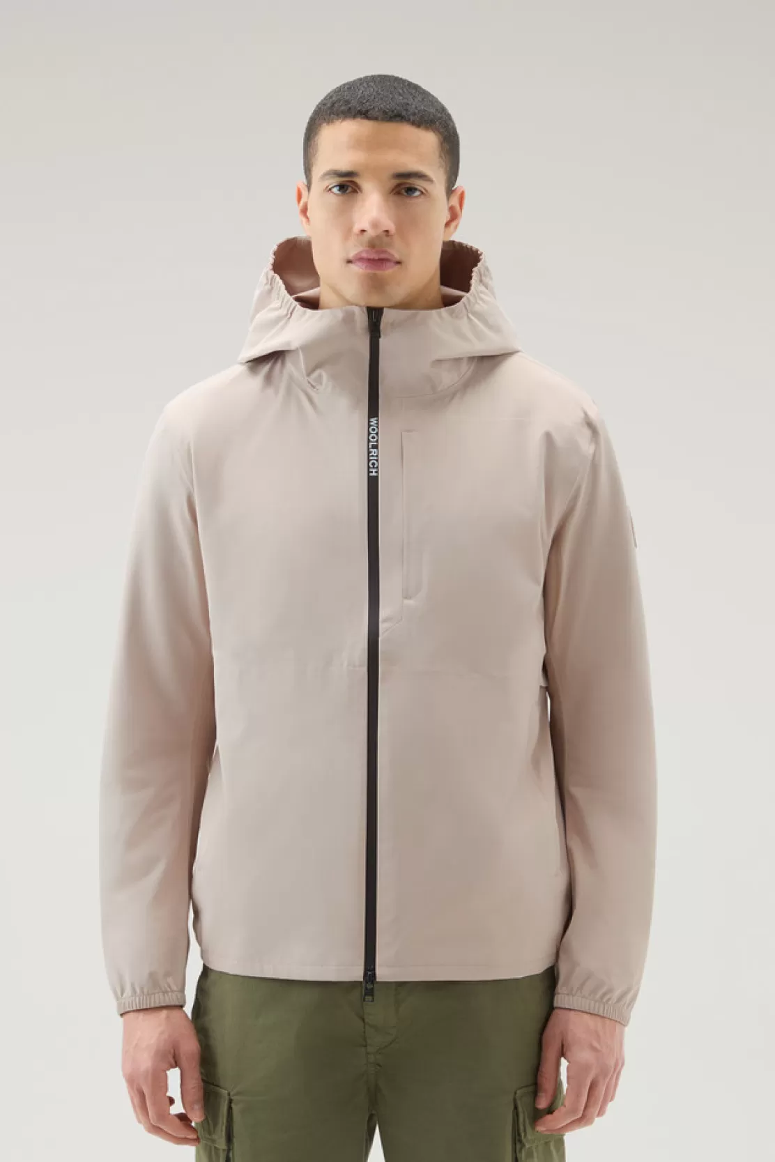 Woolrich Wasserdichte Pacific Kapuzenjacke Rope Shop